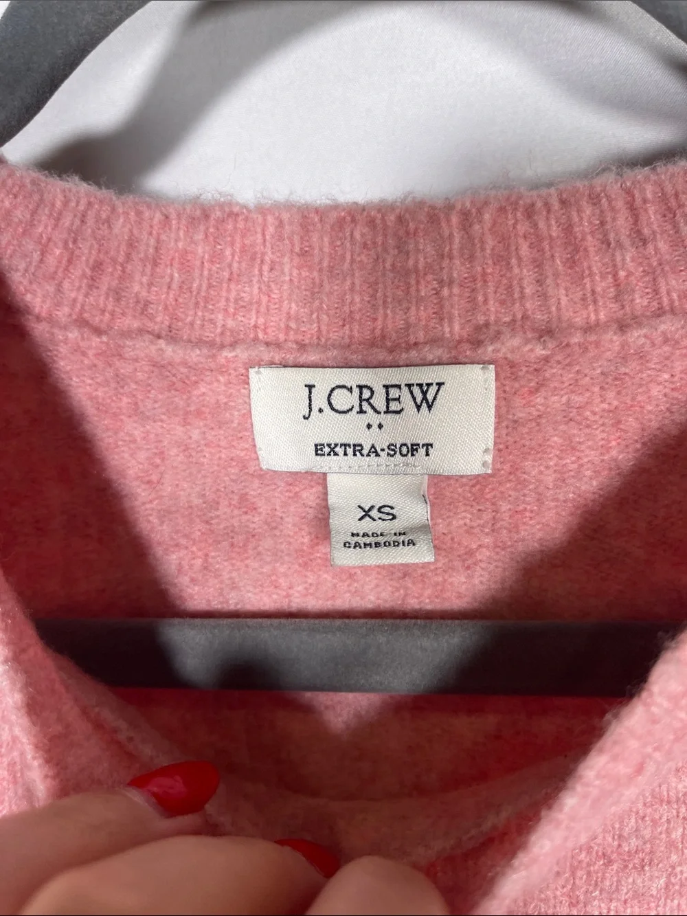 J. CREW WOMENS EXTRA SOFT CREWNECK SWEATER BU223 XS